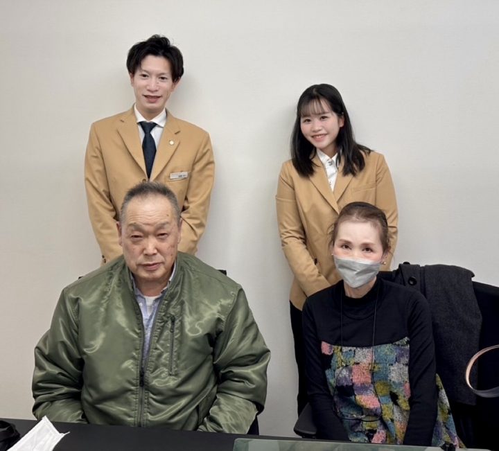 K様　ご購入記念写真　担当：熊崎 真人　尾﨑 成実
